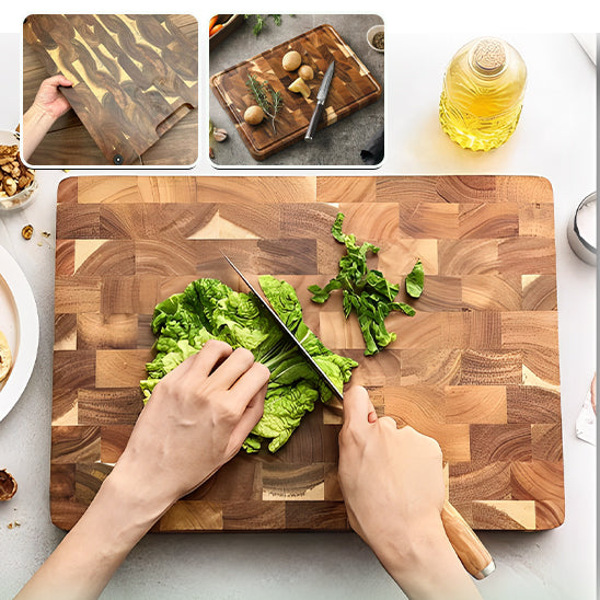 Planche à découper en bois d'acacia