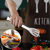 Pince de cuisine inox · 34 cm