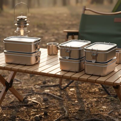 Lunch box inox | Isotherme Hermétique - cuisine inspirante