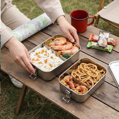 Lunch box inox | Isotherme Hermétique - cuisine inspirante