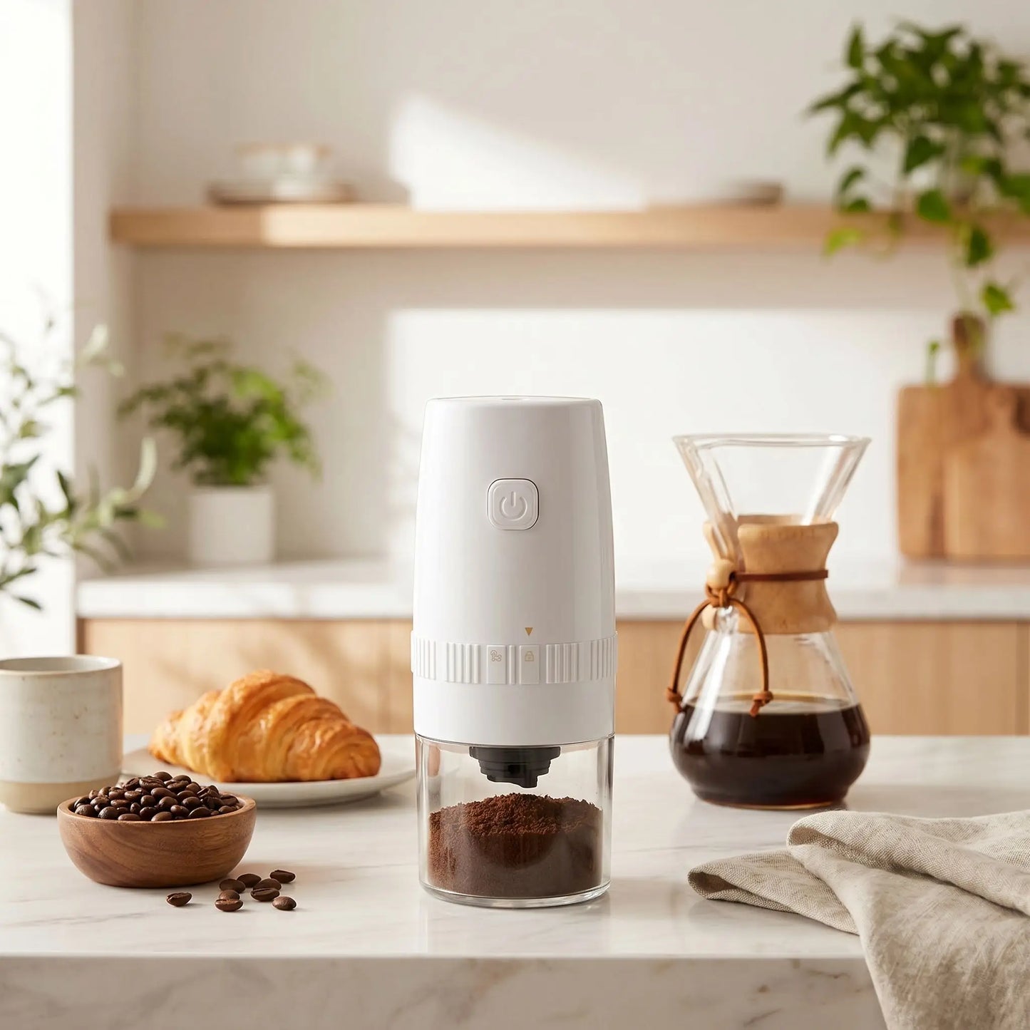 Moulin à café électrique rechargeable - cuisine inspirante