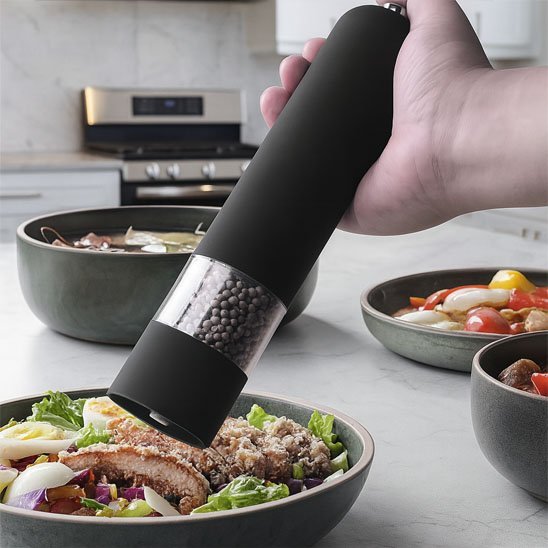 Moulin à poivre électrique | Lumineux - cuisine inspirante