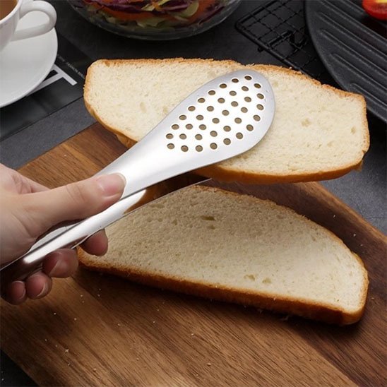 Pince cuisine | Acier Inox - cuisine inspirante