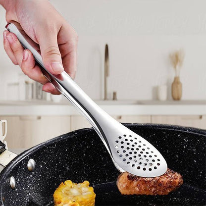 Pince cuisine | Acier Inox - cuisine inspirante
