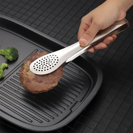 Pince cuisine | Acier Inox - cuisine inspirante