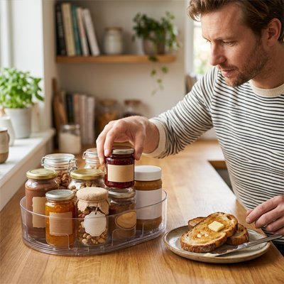 Plateau tournant - Rotatif Organisateur - cuisine inspirante