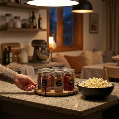 Plateau tournant - Organizer - cuisine inspirante
