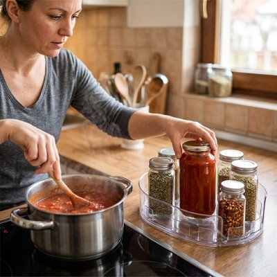 Plateau tournant - Rotatif Organisateur - cuisine inspirante