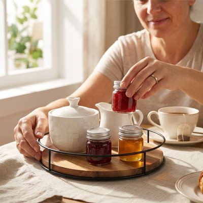 Plateau tournant - Organizer - cuisine inspirante