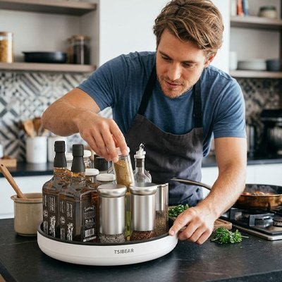 Plateau tournant | Rotatif Tsibear - cuisine inspirante