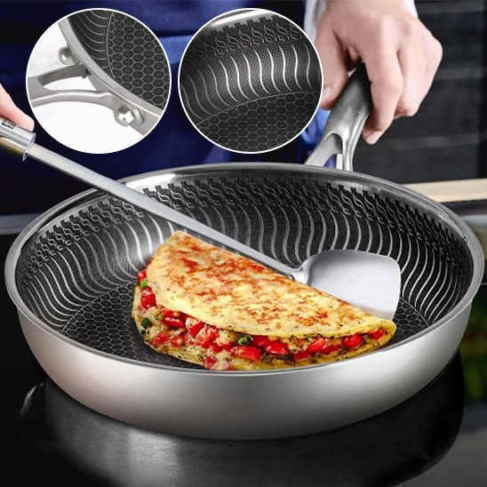 Poêle en inox | Excellence Premium - cuisine inspirante