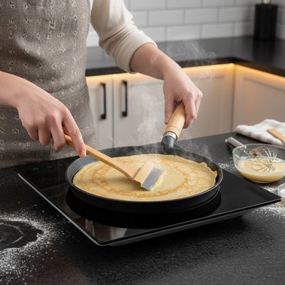 Poêle à crêpes antiadhésive - cuisine inspirante