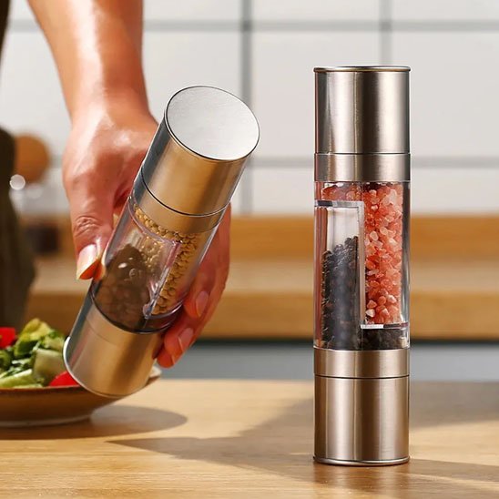 moulin à poivre et à sel | Premium Réglable - cuisine inspirante