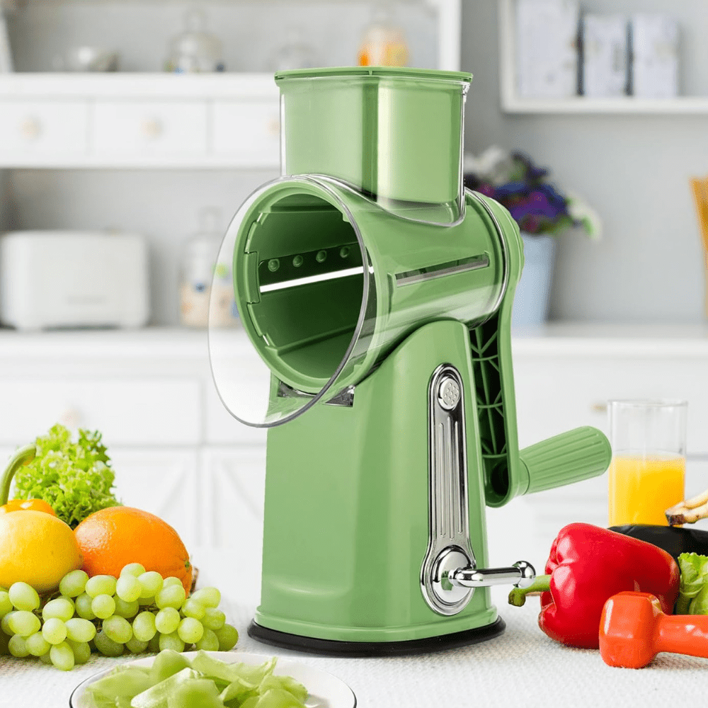 Râpe à fromage - Rotative Inox - cuisine inspirante