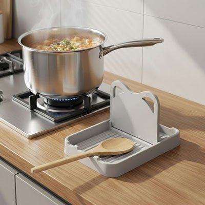 Repose cuillère | Pratique et Anti - taches - cuisine inspirante