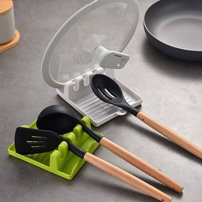 Repose cuillère et couvercle | Rangement multiples - cuisine inspirante