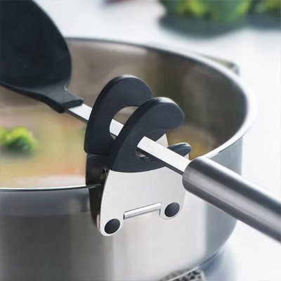 Repose cuillère | clip de fixation anti - brûlures - cuisine inspirante