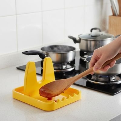 Repose cuillère et couvercle - cuisine inspirante