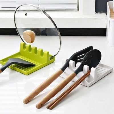 Repose cuillère et couvercle | Rangement multiples - cuisine inspirante