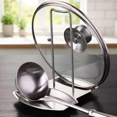 Repose cuillère en inox - cuisine inspirante