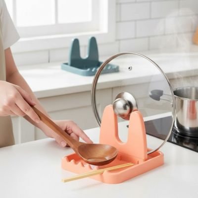 Repose cuillère et couvercle - cuisine inspirante