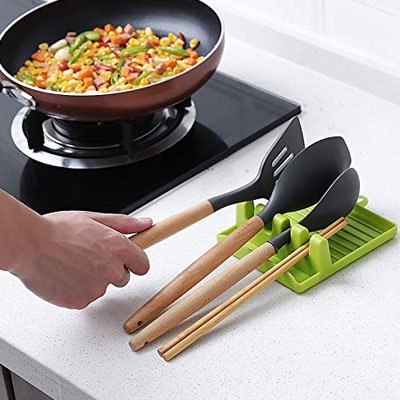 Repose cuillère et couvercle | Rangement multiples - cuisine inspirante