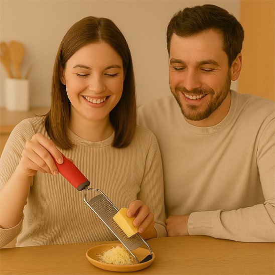 Râpe à fromage manuelle - cuisine inspirante