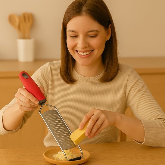 Râpe à fromage manuelle - cuisine inspirante