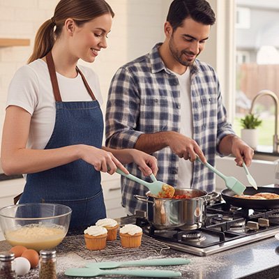 Spatule Cuisine | Lot de 6 - cuisine inspirante