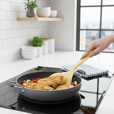 Spatule en silicone | Grande - cuisine inspirante