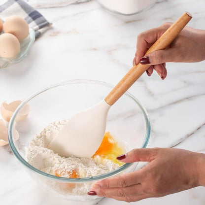 Spatule silicone - Manche long - cuisine inspirante