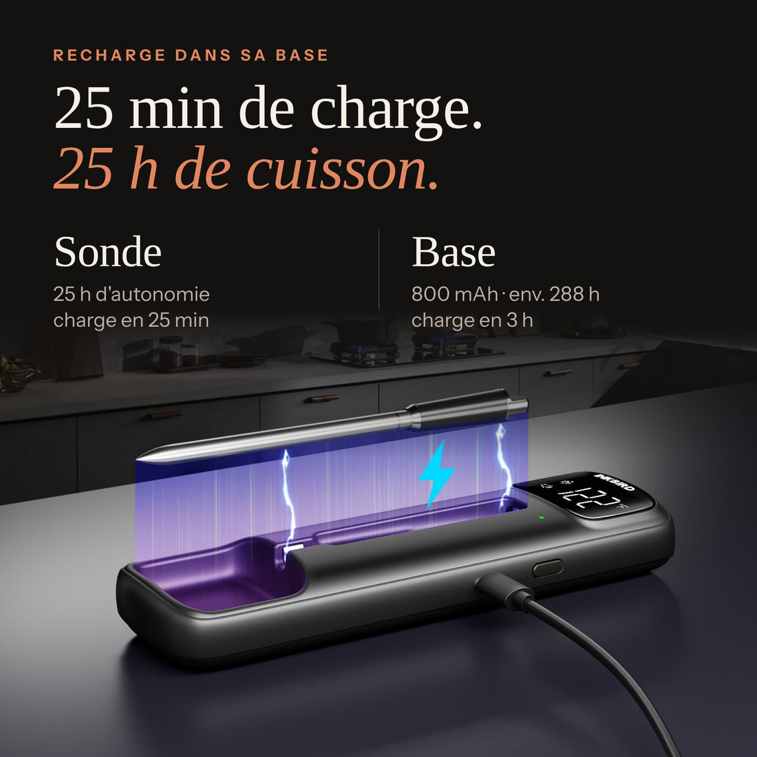 Vous ne vous demandez plus si la batterie tiendra
