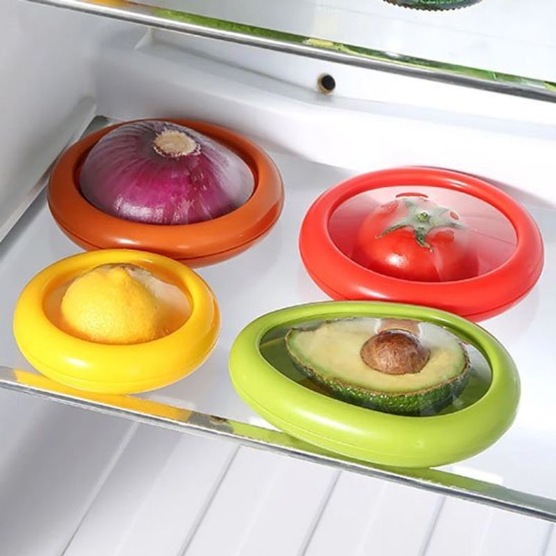 Boite alimentaire Lot de 4 réutilisables en silicone