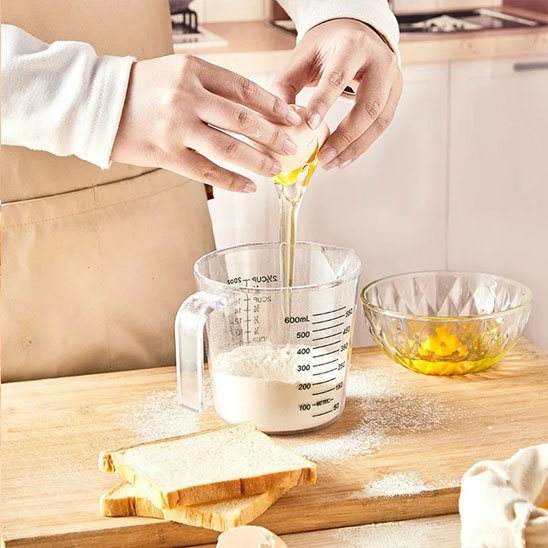 Verre doseur en verre - cuisine inspirante