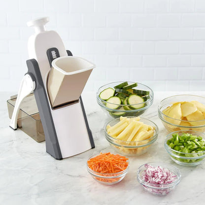 SafeCut™ - Mandoline Multifonction - Cuisine Inspirante